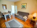 Apartments Keko - 100 m from the beach : A1(4+1), A2(4+1) Banjol - Island Rab  - Apartment - A1(4+1): living room