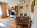 Apartments Keko - 100 m from the beach : A1(4+1), A2(4+1) Banjol - Island Rab  - Apartment - A1(4+1): living room