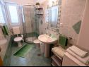 Apartments Keko - 100 m from the beach : A1(4+1), A2(4+1) Banjol - Island Rab  - Apartment - A2(4+1): bathroom with toilet