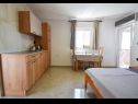 Apartments Lidija - family friendly & close to the sea: A1(4), B2(2+2), C3(2) Banjol - Island Rab  - Studio apartment - C3(2): kitchen and dining room