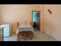 Apartments Petar - garden with BBQ : A1(2), A2(2) Kampor - Island Rab  - Apartment - A1(2): dining room