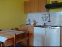 Apartments Nedo - 150 m from sandy beach: A1(2+1), A2(2+1) Lopar - Island Rab  - Apartment - A1(2+1): kitchen and dining room