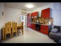 Apartments Spomenka - green paradise; A1(4+1), A2(4+1), A3(6) Palit - Island Rab  - Apartment - A2(4+1): kitchen and dining room