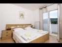 Apartments Nedo - private parking: A1(6) Supetarska Draga - Island Rab  - Apartment - A1(6): bedroom