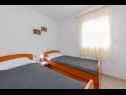 Apartments Mil - 30 m from beach: A1(2+2), SA2 novi(0+4), SA3(0+3) Ribarica - Riviera Senj  - Apartment - A1(2+2): bedroom