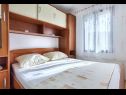 Apartments Branka - 30 m from beach: A1 zeleni(4+1), A2 žuti(4+1) Cove Kanica (Rogoznica) - Riviera Sibenik  - Croatia - Apartment - A1 zeleni(4+1): bedroom
