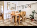 Apartments Branka - 30 m from beach: A1 zeleni(4+1), A2 žuti(4+1) Cove Kanica (Rogoznica) - Riviera Sibenik  - Croatia - Apartment - A2 žuti(4+1): dining room