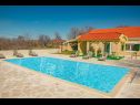 Holiday home Villa Karaga - with private pool: H(8+1) Ljubotic - Riviera Sibenik  - Croatia - swimming pool