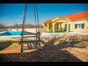 Holiday home Villa Karaga - with private pool: H(8+1) Ljubotic - Riviera Sibenik  - Croatia - courtyard