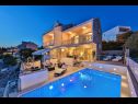 Holiday home Peros - heated pool: H(8) Cove Stivasnica (Razanj) - Riviera Sibenik  - Croatia - opened pool