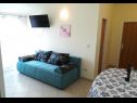 Apartments Marija - 100 m from beach: A1(4), A2(4), A3(4), A4(3), A5(2+1) Tribunj - Riviera Sibenik  - Apartment - A5(2+1): living room