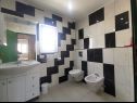 Apartments Kate - 200 m from beach: A1(2), A2(4+1), SA3(2), A4(6+1) Vodice - Riviera Sibenik  - Apartment - A4(6+1): bathroom with toilet