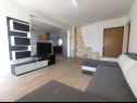 Apartments Kate - 200 m from beach: A1(2), A2(4+1), SA3(2), A4(6+1) Vodice - Riviera Sibenik  - Apartment - A4(6+1): living room