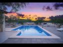 Holiday home Ivy - with outdoor swimming pool: H(4+2) Vodice - Riviera Sibenik  - Croatia - swimming pool (house and surroundings)