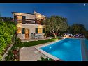 Holiday home Lucmar - swimming pool and sea view H(8+2) Zatoglav - Riviera Sibenik  - Croatia - house
