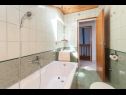 Apartments Petra - sea view: A1(8) Maslinica - Island Solta  - Apartment - A1(8): bathroom with toilet