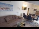 Apartments Matko-200m from the beach: A1 sjever(2+2), A2 jug(2+2), A3(6+2) Kastel Stafilic - Riviera Split  - Apartment - A3(6+2): living room
