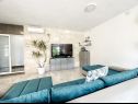 Apartments Mia - with pool: A1(4) Marina - Riviera Trogir  - Apartment - A1(4): living room