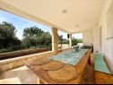 Apartments Mia - with pool: A1(4) Marina - Riviera Trogir  - Apartment - A1(4): terrace