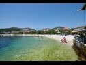 Apartments Mare - 30 m from pebble beach: SA1(2), SA2(2), A3(4), A4(4), A5(8) Seget Vranjica - Riviera Trogir  - beach