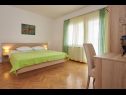 Apartments Mare - 30 m from pebble beach: SA1(2), SA2(2), A3(4), A4(4), A5(8) Seget Vranjica - Riviera Trogir  - Apartment - A5(8): bedroom