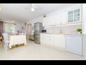 Apartments Bosiljka - by the sea: A1(5), A2(5), SA3(2) Sevid - Riviera Trogir  - Apartment - A1(5): kitchen and dining room