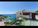 Apartments Bosiljka - by the sea: A1(5), A2(5), SA3(2) Sevid - Riviera Trogir  - Studio apartment - SA3(2): garden terrace