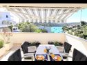 Apartments Garden - sea view: A1(4) Sevid - Riviera Trogir  - Apartment - A1(4): sea view