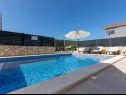 Holiday home More - garden shower: H(10+2) Vinisce - Riviera Trogir  - Croatia - swimming pool