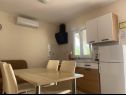 Apartments Ružica - 50m from the sea A1-Ruža(4), A2-Magnolija(3), A3-Orhideja(4) Lukoran - Island Ugljan  - Apartment - A3-Orhideja(4): kitchen and dining room
