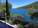 Holiday home Dob - 5m from the sea: H(4) Cove Stoncica (Vis) - Island Vis  - Croatia - H(4): terrace view