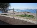 Apartments Sor - on the beach: SA1(2+1), A1(4+1), A2(2+2), A3(2+2) Bibinje - Zadar riviera  - sea view (house and surroundings)