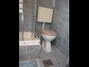 Apartments Sor - on the beach: SA1(2+1), A1(4+1), A2(2+2), A3(2+2) Bibinje - Zadar riviera  - Apartment - A2(2+2): bathroom with toilet