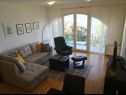 Apartments Vlatkica - 10 m from beach: A1 Vlatkica(4), A2 Lea(4) Maslenica - Zadar riviera  - Apartment - A1 Vlatkica(4): living room