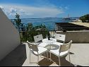 Apartments Andri - 5 m from the beach : A1(4), A2-donji(2+2) Petrcane - Zadar riviera  - Apartment - A2-donji(2+2): terrace