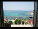 Apartments Andri - 5 m from the beach : A1(4), A2-donji(2+2) Petrcane - Zadar riviera  - Apartment - A1(4): terrace view