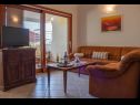 Apartments Kike - 60 meters from the beach: A1(4+1), A2(4+1), A3(4+1), SA1(2) Petrcane - Zadar riviera  - Apartment - A2(4+1): living room