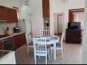 Apartments Kike - 60 meters from the beach: A1(4+1), A2(4+1), A3(4+1), SA1(2) Petrcane - Zadar riviera  - Apartment - A2(4+1): kitchen and dining room