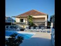 Holiday home Ivana - with a private pool: H(8) Privlaka - Zadar riviera  - Croatia - swimming pool (house and surroundings)