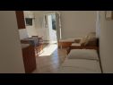 Apartments Dobri - 500 m from beach: A5(2), A4(2+2), A3(2+2), A2(2+2), A6(2+1) Sabunike - Zadar riviera  - Apartment - A3(2+2): living room