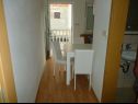 Apartments Dream - nearby the sea: A1-small(2), A2-midldle(2), A3-large(4+1) Seline - Zadar riviera  - Apartment - A2-midldle(2): hallway