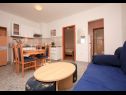 Apartments Ana - 120 m from the beach A1(4), A2(2+1) Sukosan - Zadar riviera  - Apartment - A2(2+1): living room