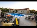 Apartments Gordana Mar - with pool : A1(2+2), A2H(4+2) Vrsi - Zadar riviera  - house
