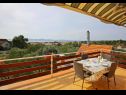 Apartments Dragica - with nice view: A1(4) Zadar - Zadar riviera  - Apartment - A1(4): terrace
