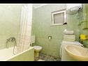 Apartments Sim - 130 m from sea: A1 Zuti(2+2), A2 Crveni(2+2) Bol - Island Brac  - Apartment - A1 Zuti(2+2): bathroom with toilet