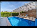 Holiday home Mila - private pool & seaview: H(8) Milna (Brac) - Island Brac  - Croatia - swimming pool