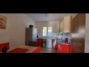 Apartments Ivano - 20 m from Sea: A1(6), A2(2+1), A3(2+1), A4(2), A5(2) Cove Osibova (Milna) - Island Brac  - Croatia - Apartment - A1(6): kitchen and dining room