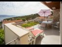 Apartments Damir - 80 m from beach: A1(4), A2(2+2) Postira - Island Brac  - terrace