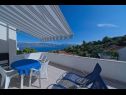 Apartments Pavlo - beautiful sea view: A1(4) Postira - Island Brac  - Apartment - A1(4): terrace