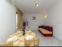 Apartments Silvana - economy apartments : A1(4), A3(2+1), A2(2) Supetar - Island Brac  - Apartment - A1(4): living room